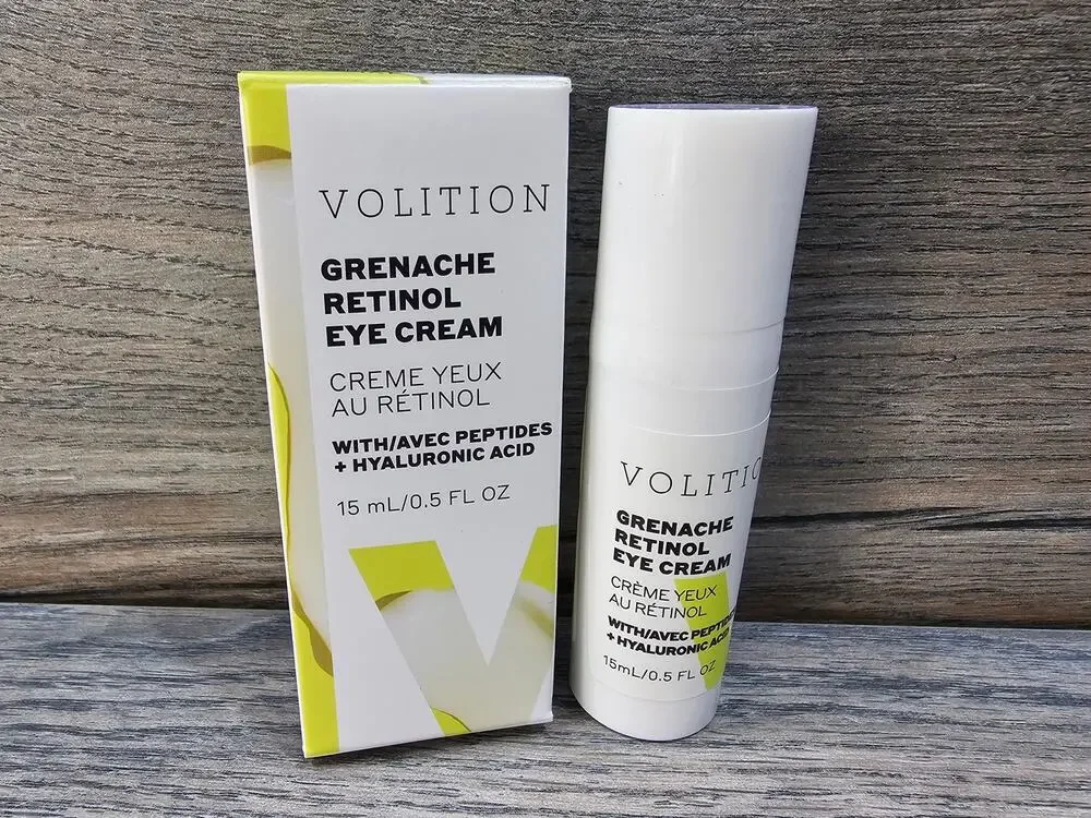 Volition Grenache Retinol Eye Cream .5 Fl Oz Peptides + Hyaluronic Acid